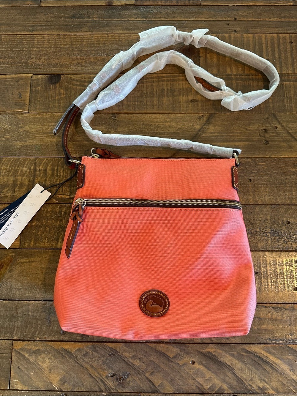 Dooney & Bourke Coral Nylon Crossbody New With Tag